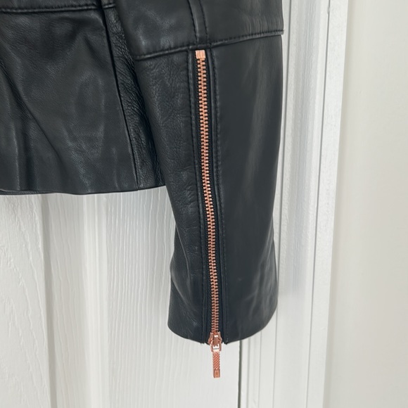 Ted Baker Leather Jacket. Women’s Size 4. - Picture 6 of 9
